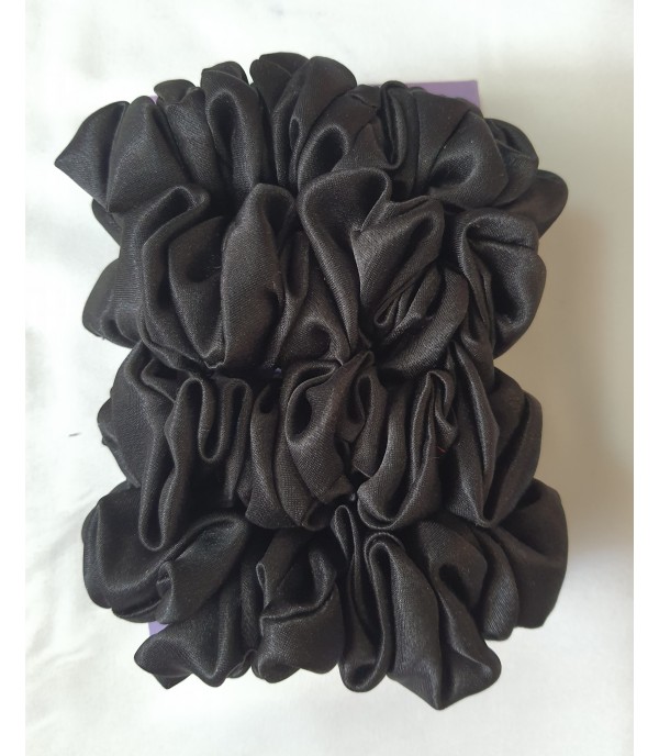 Asters Satin Scrunchie (Pack of 4)