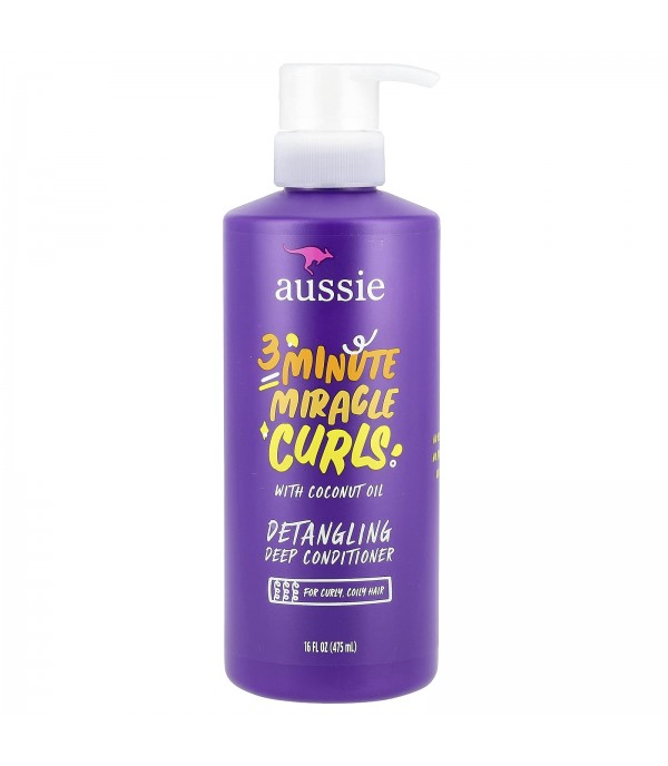 Aussie 3 Minute Miracle Curls Detangling Deep Conditioner 