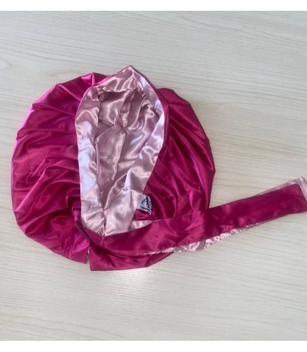 Asters Satin Bonnet (with rope)