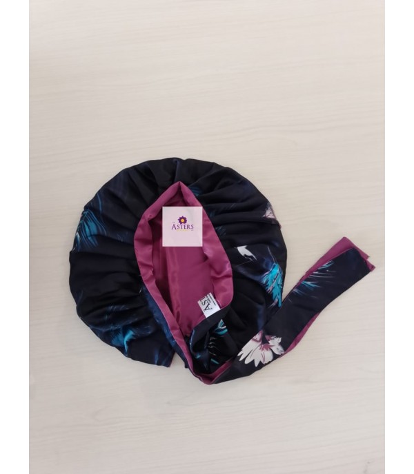 Asters Satin Bonnet (with rope)