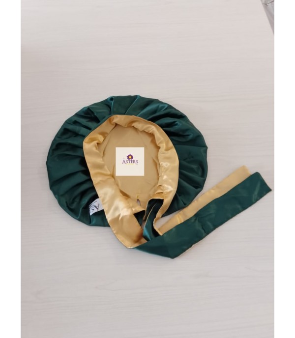 Asters Satin Bonnet (with rope)