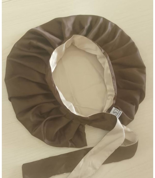 Asters Satin Bonnet (with rope)
