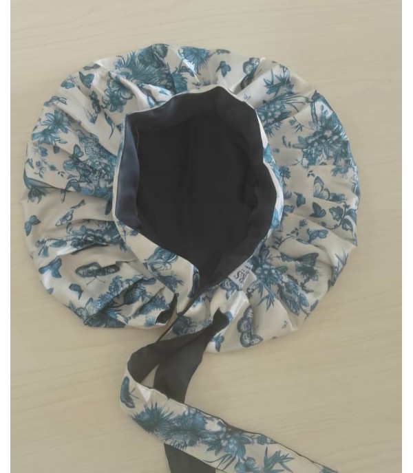 Asters Satin Bonnet (with rope)