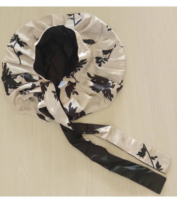 Asters Satin Bonnet (with rope)