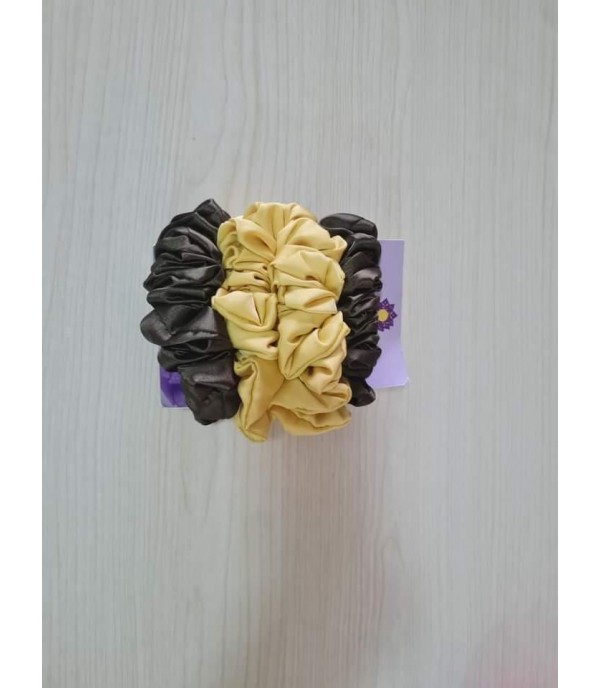 Asters Satin Scrunchie (Pack of 4)