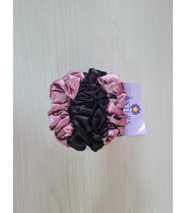 Asters Satin Scrunchie (Pack of 4)