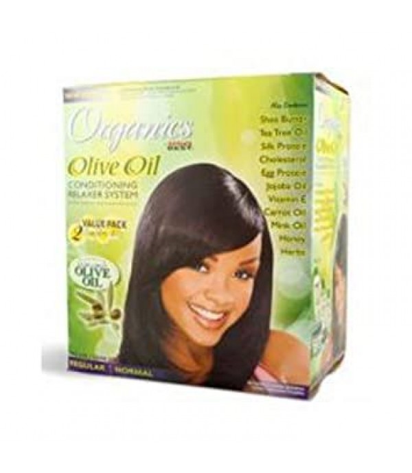 Organics Olive Oil Conditioning Relaxer System - 2 Value Pack