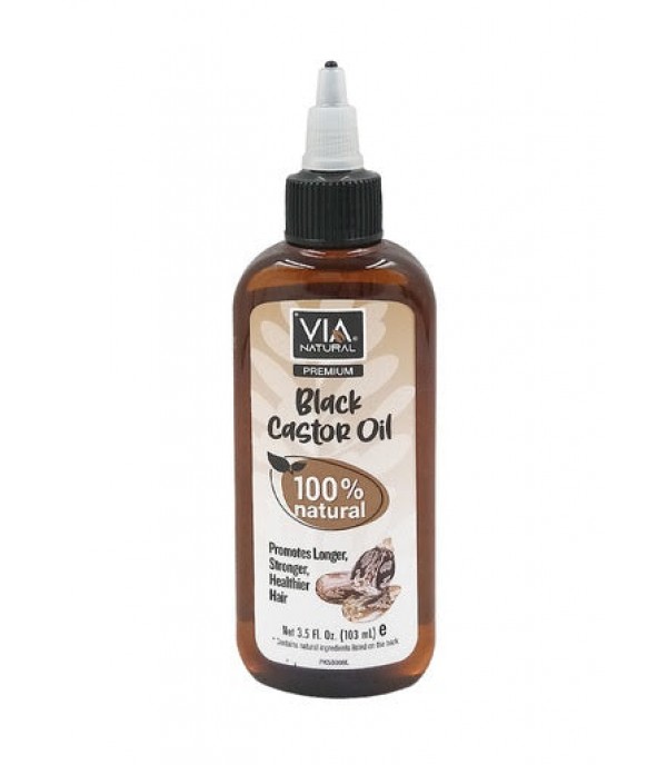 Via Natural Premium Black Castor Oil